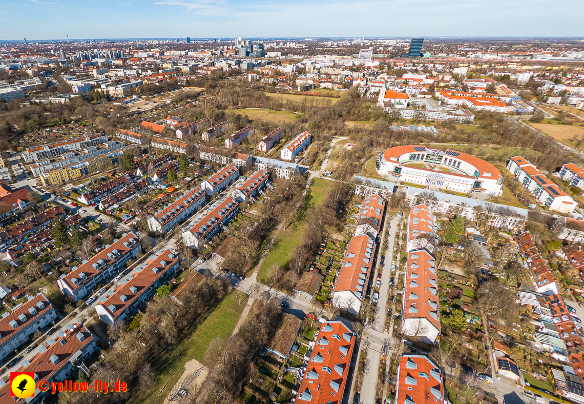 20.02.2023 - der Hachinger Bach zwischen Berg am Laim und Neuperlach
